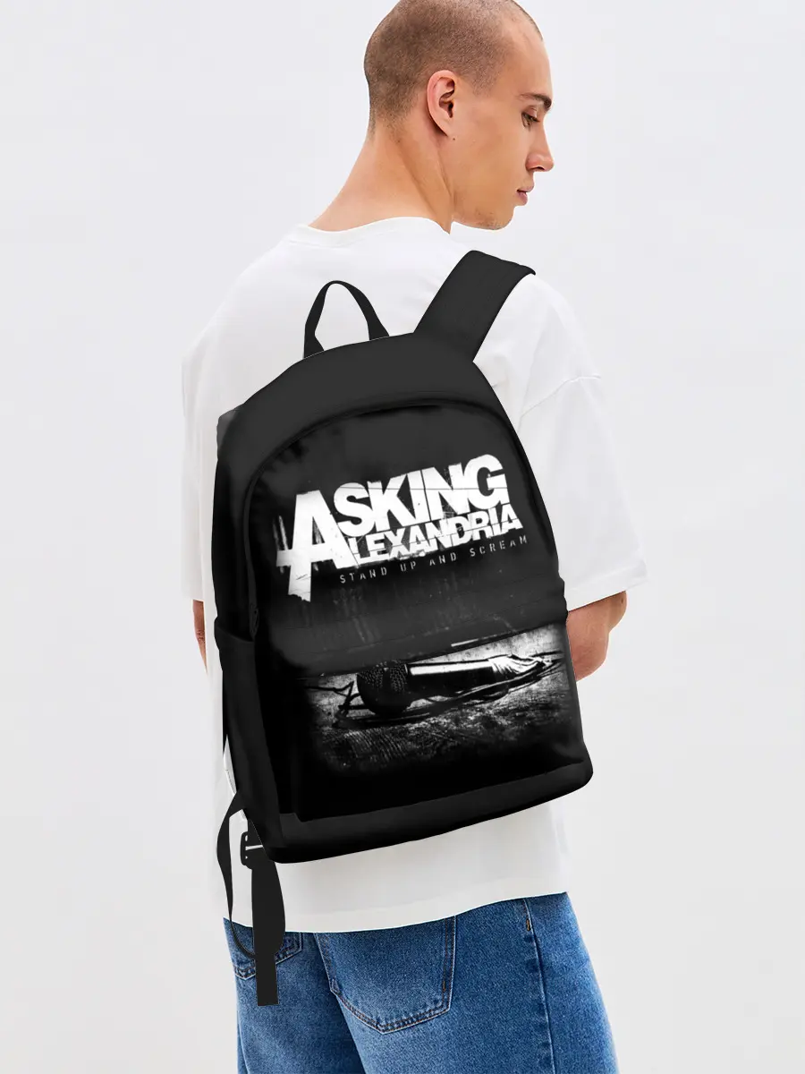 Рюкзак джинсовый / Asking Alexandria