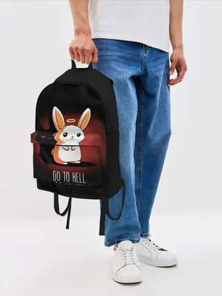 Рюкзак джинсовый / Go to hell