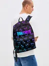Рюкзак джинсовый / FORTNITE MARSHMELLO NEON