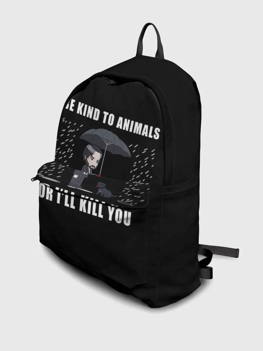 Рюкзак джинсовый / Be Kind to Animals