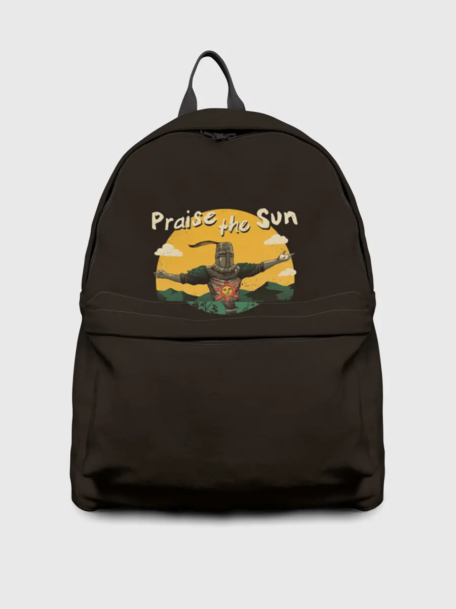 Рюкзак джинсовый / Dark souls - Praise the Sun