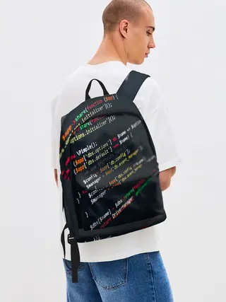 Рюкзак джинсовый / ПРОГРАММИСТ