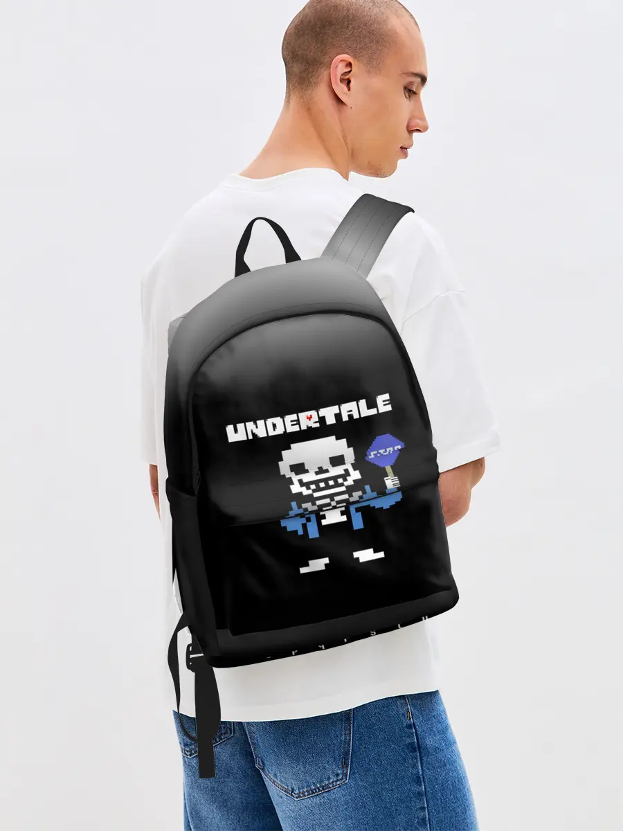Рюкзак джинсовый / Undertale STOP.
