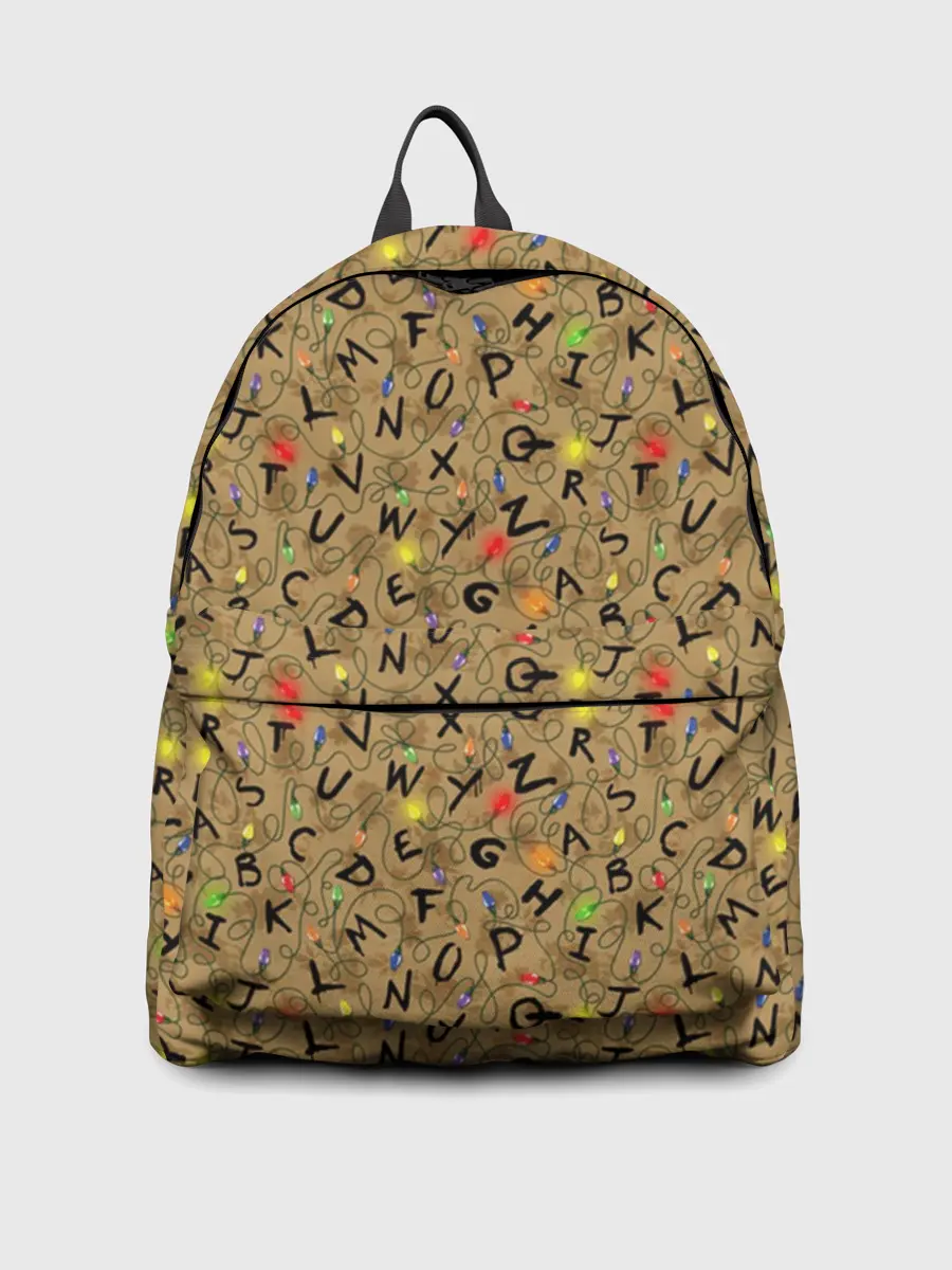 Рюкзак джинсовый / STRANGER THINGS PATTERN