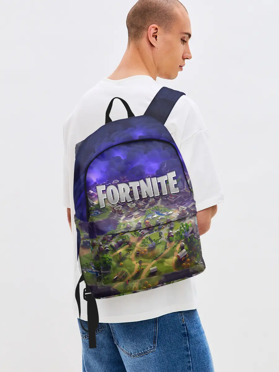 Рюкзак джинсовый / Fortnite
