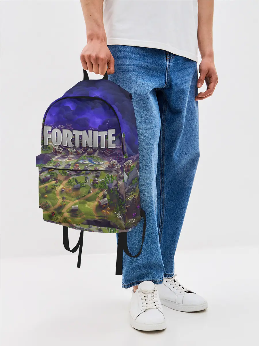 Рюкзак джинсовый / Fortnite