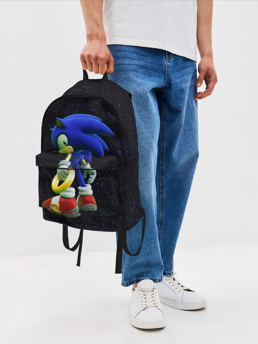 Рюкзак джинсовый / Sonic