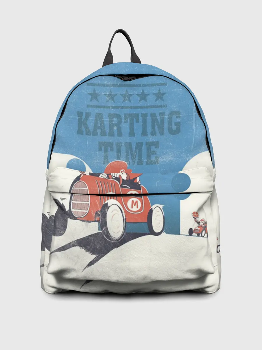 Рюкзак джинсовый / Karting time