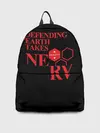 Рюкзак джинсовый / NERV
