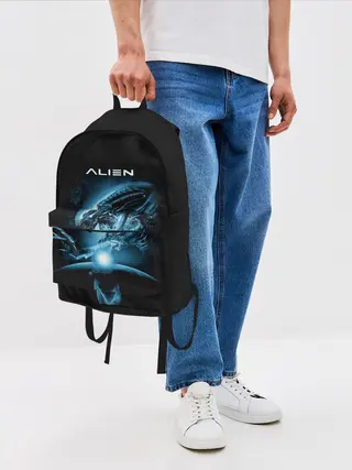 Рюкзак джинсовый / ALIEN
