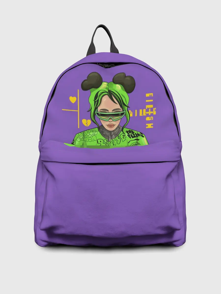 Рюкзак джинсовый / Billie Eilish Purple