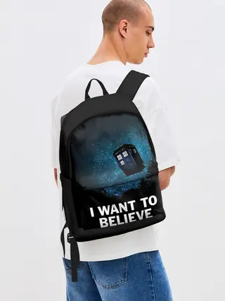 Рюкзак джинсовый / Doctor Who