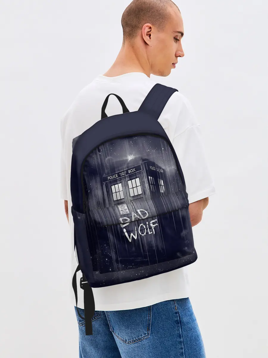 Рюкзак джинсовый / Doctor Who
