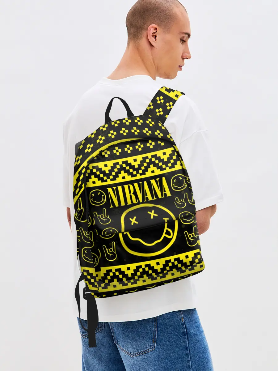Рюкзак джинсовый / НОВОГОДНЯЯ NIRVANA