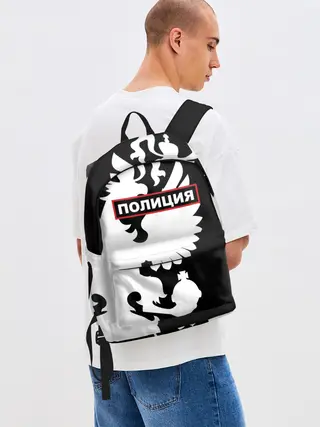 Рюкзак джинсовый / Полиция