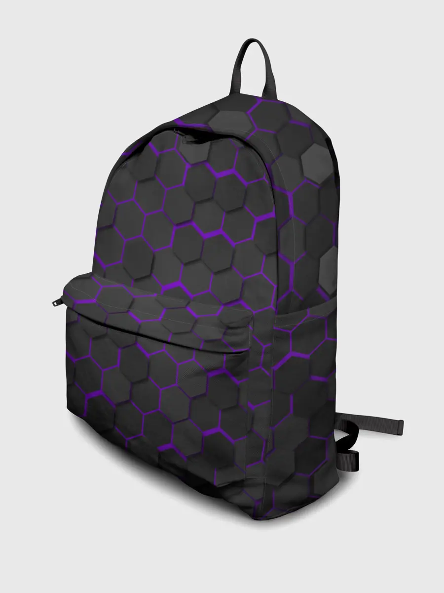 Рюкзак джинсовый / OCTAGON сиреневый