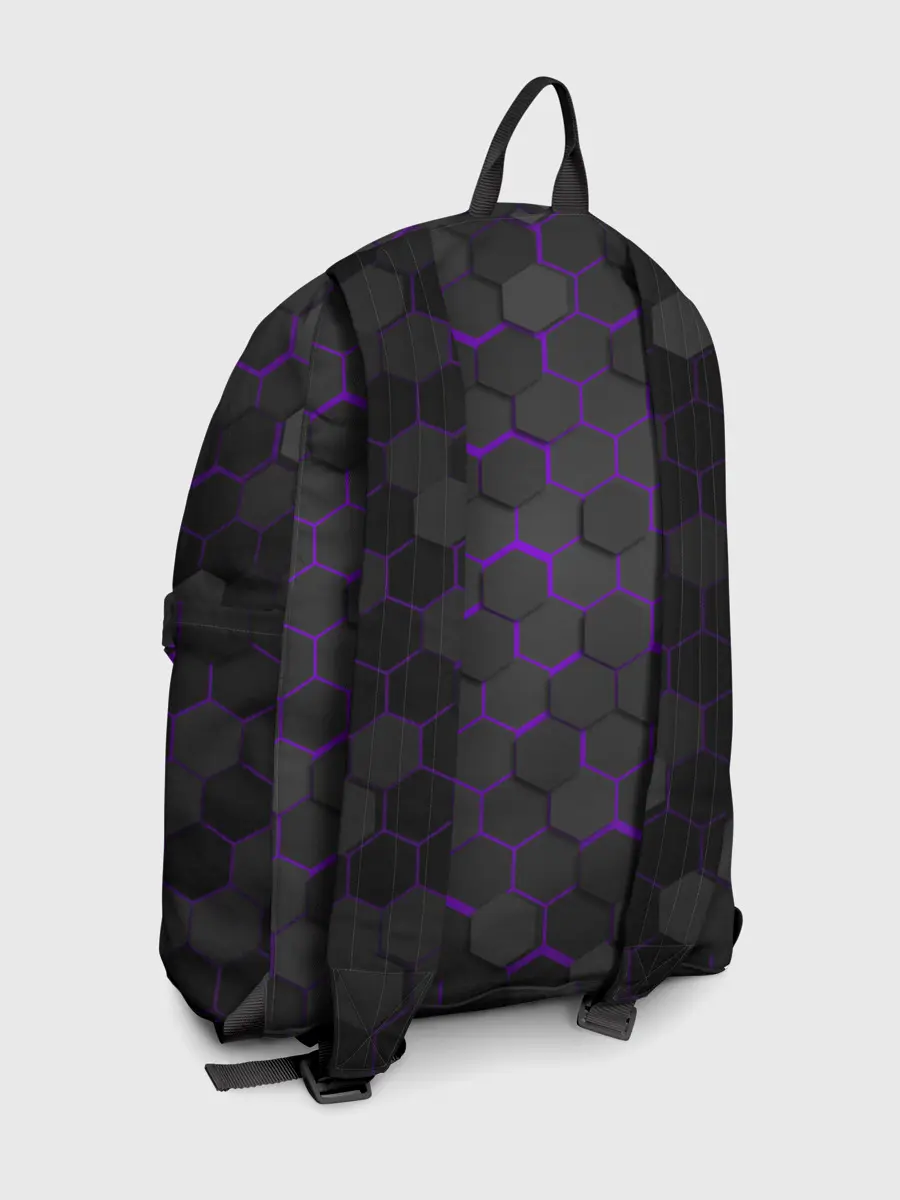 Рюкзак джинсовый / OCTAGON сиреневый