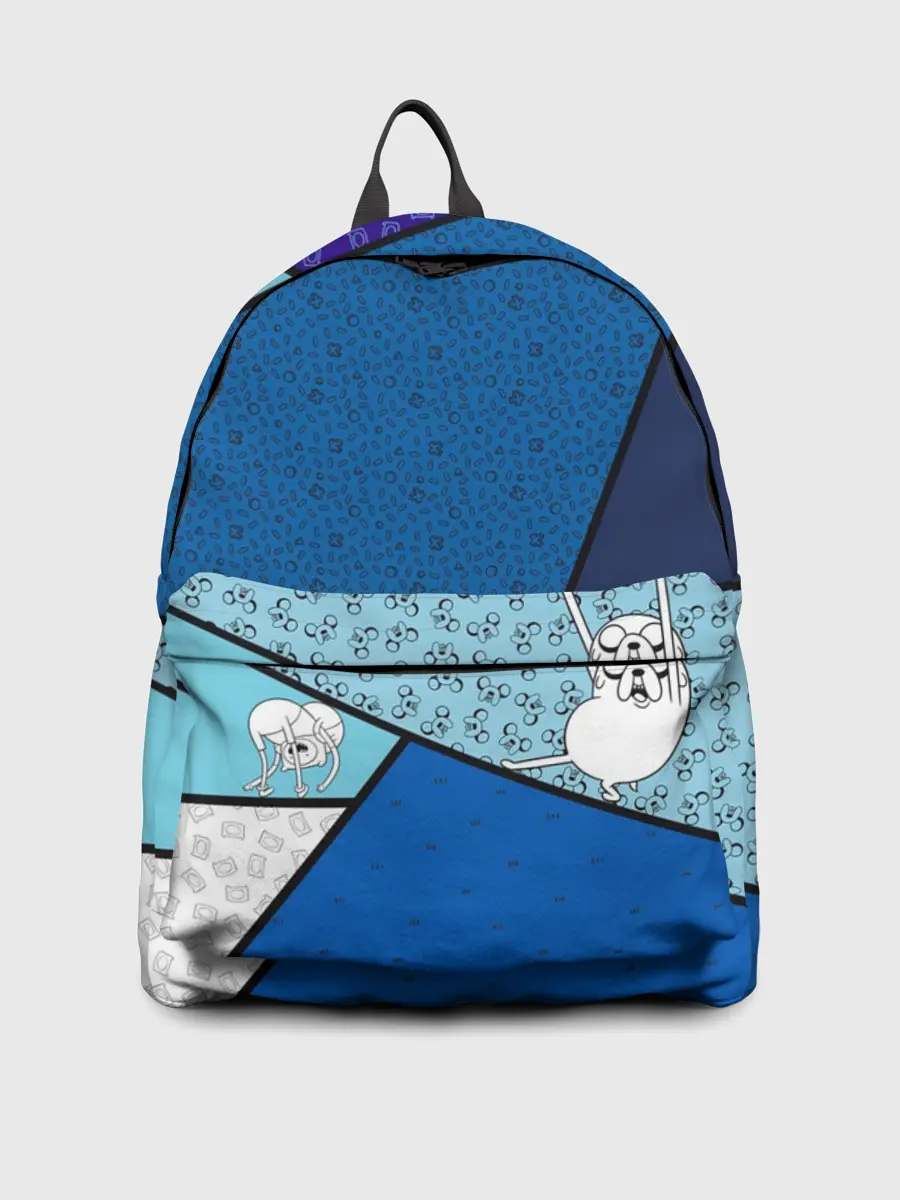 Рюкзак джинсовый / Finn&Jake. Geometric