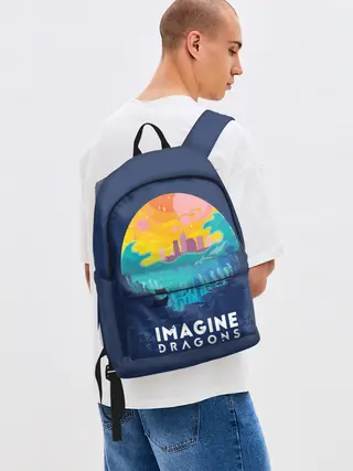 Рюкзак джинсовый / Imagine Dragons