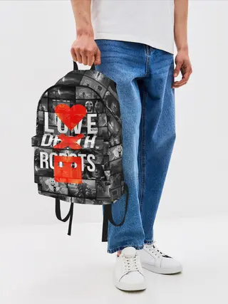 Рюкзак джинсовый / LOVE DEATH ROBOTS