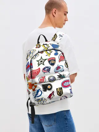 Рюкзак джинсовый / NHL PATTERN