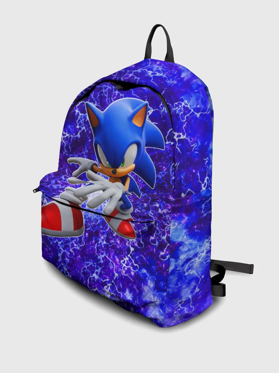 Рюкзак джинсовый / Sonic | Молнии