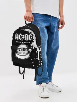 Рюкзак джинсовый / AC/DC Back in Black