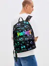 Рюкзак джинсовый / Fortnite & Marshmello