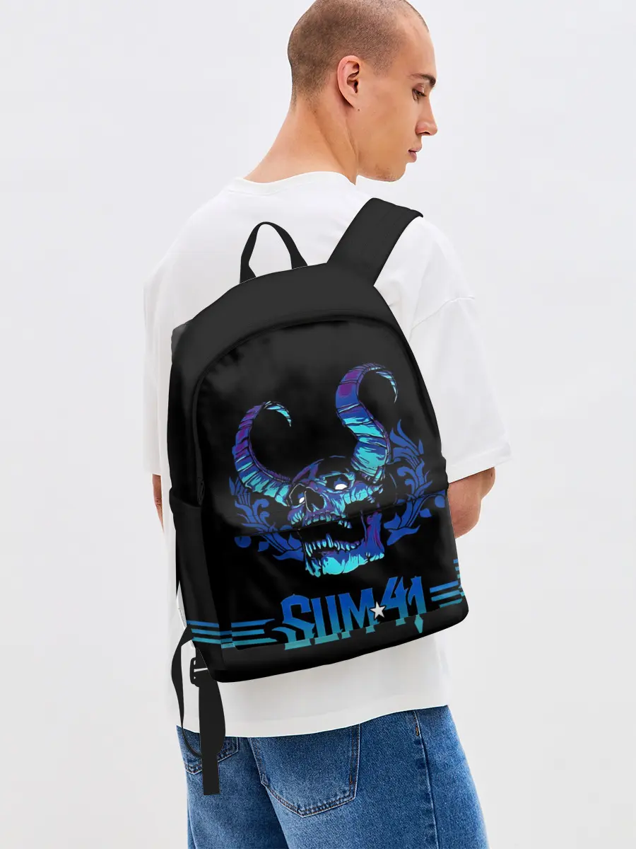 Рюкзак джинсовый / Horned skull