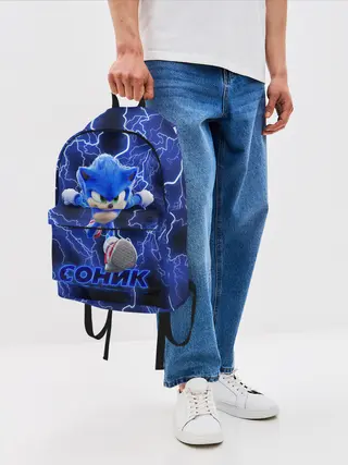 Рюкзак джинсовый / SONIC