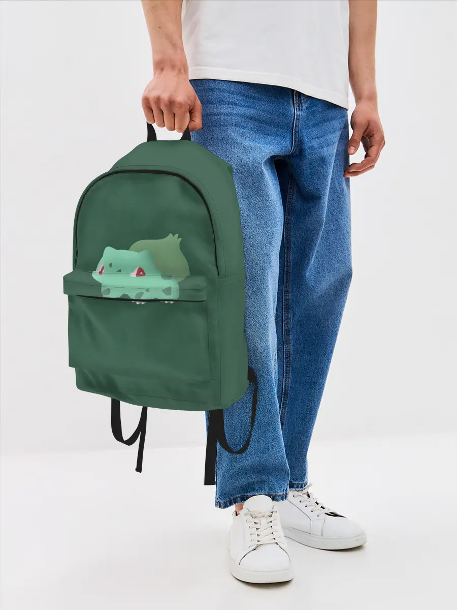 Рюкзак джинсовый / Pokemon Bulbasaur