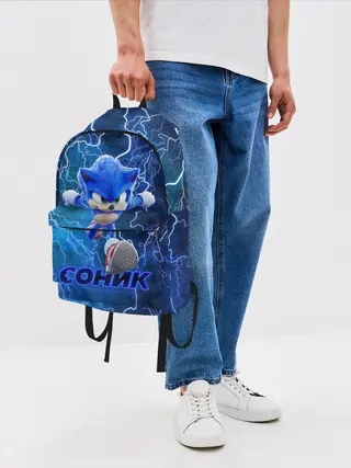 Рюкзак джинсовый / SONIC