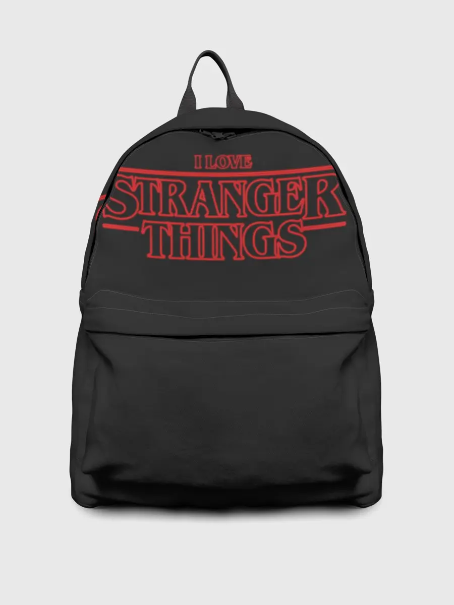 Рюкзак джинсовый / I Love Stranger Things