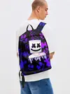 Рюкзак джинсовый / Marshmello