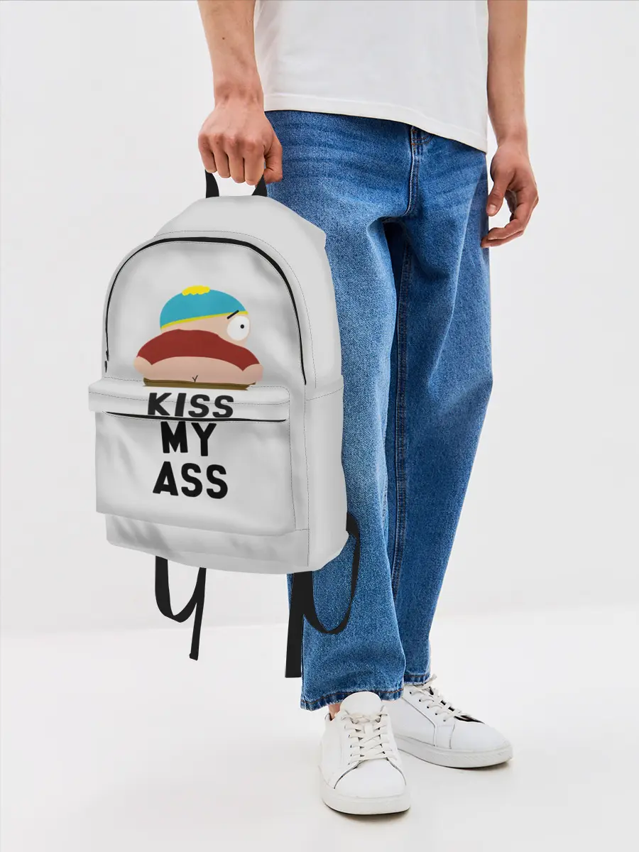 Рюкзак джинсовый / Kiss My Ass