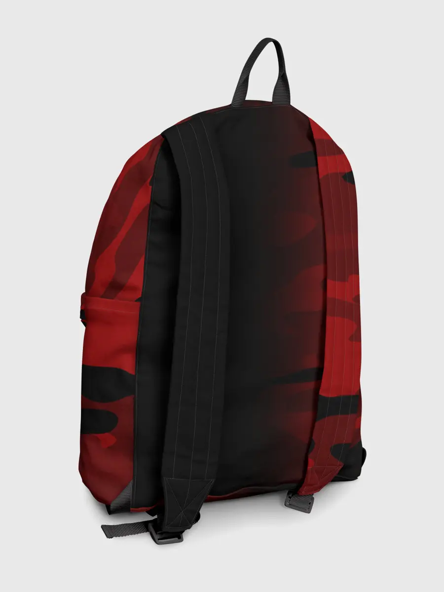 Рюкзак джинсовый / RED BLACK MILITARY CAMO | КРАСНЫЙ КАМУФЛЯЖ