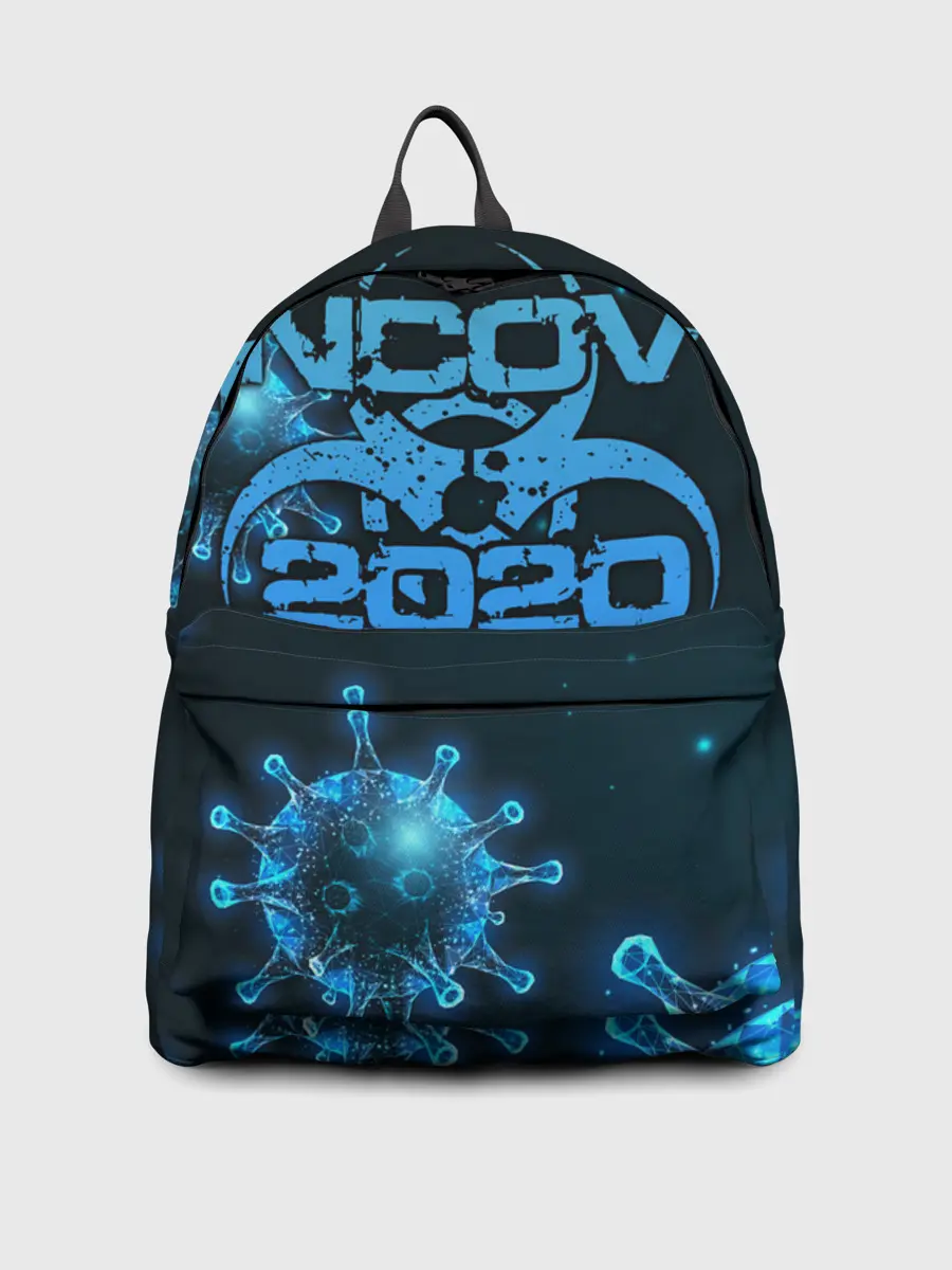 Рюкзак джинсовый / 2020-nCoV Коронавирус
