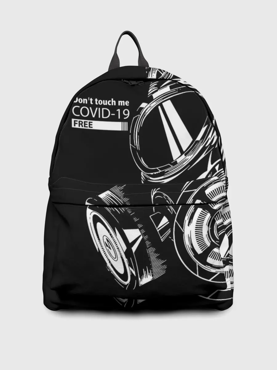 Рюкзак джинсовый / Не трогай меня COVID-19