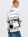 Рюкзак джинсовый / Не трогай меня COVID-19