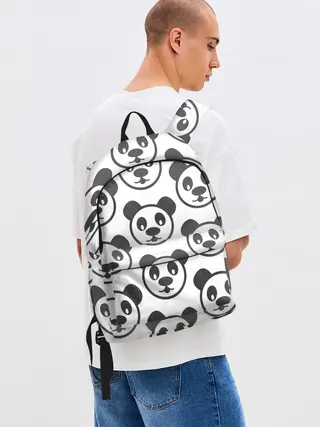 Рюкзак джинсовый / panda