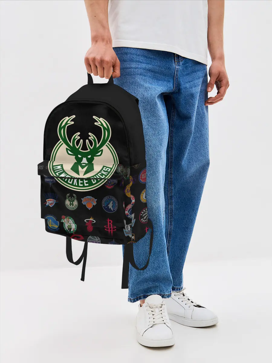 Рюкзак джинсовый / Milwaukee Bucks