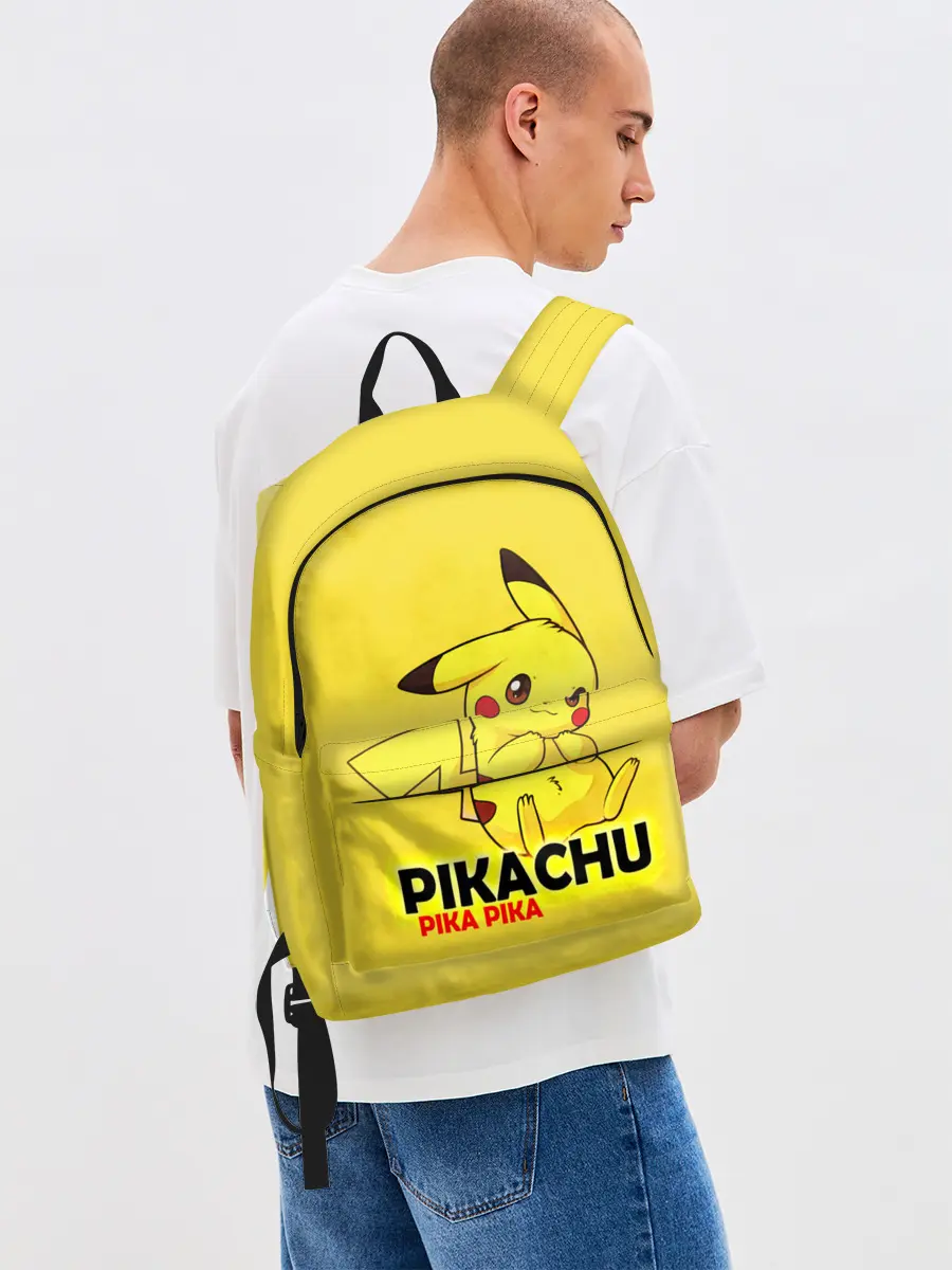 Рюкзак джинсовый / Pikachu Pika Pika