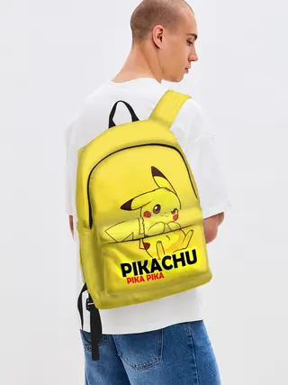 Рюкзак джинсовый / Pikachu Pika Pika