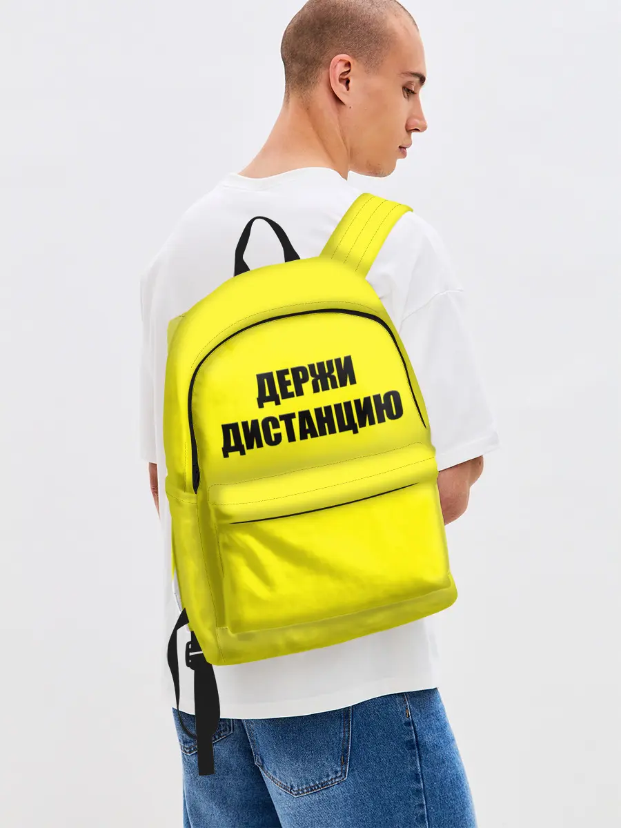 Рюкзак джинсовый / Коронавирус