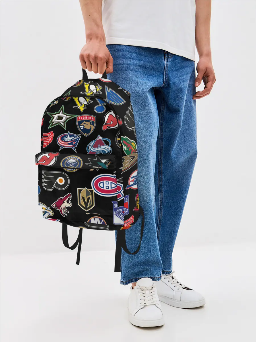 Рюкзак джинсовый / NBA PATTERN