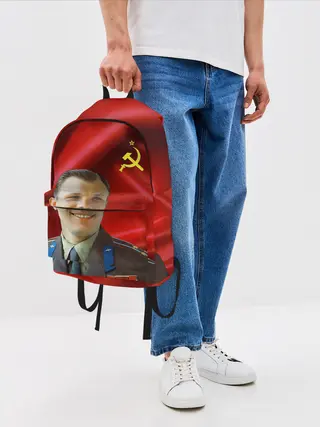 Рюкзак джинсовый / ЮРИЙ ГАГАРИН.