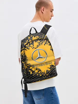 Рюкзак джинсовый / mercedes