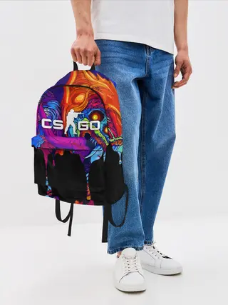 Рюкзак джинсовый / CS GO HYPER BEAST