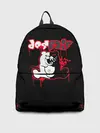 Рюкзак джинсовый / monokuma красные потертости