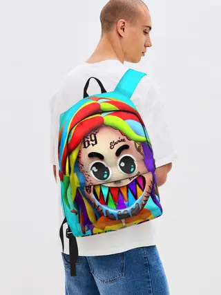 Рюкзак джинсовый / 6IX9INE